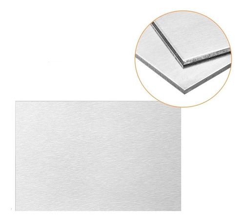 Lámina De Aluminio 7075 De 1 Pieza, Placa De Aluminio Rectan