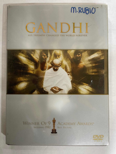 Dvd Doble Gandhi. Excelente Estado