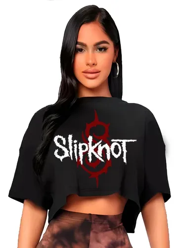 Polera crop top mujer sale