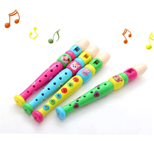 2 Piezas De Juguetes Musicales Para Clarinete Y Flauta D [u]
