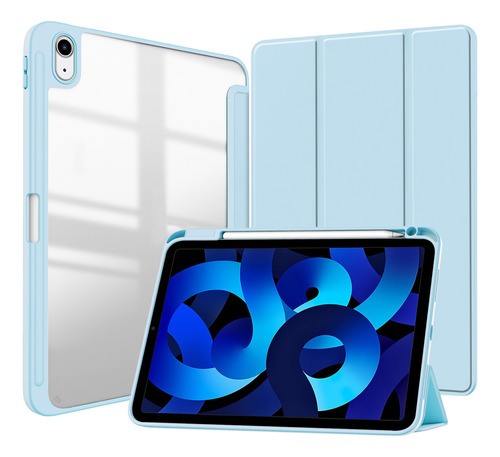 Funda Carcasa Protectora Para iPad 9 8 7 De 10.2 In Azul