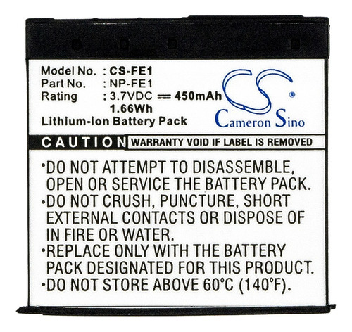 1bateria Para Camara Np-fe1 Para Sony