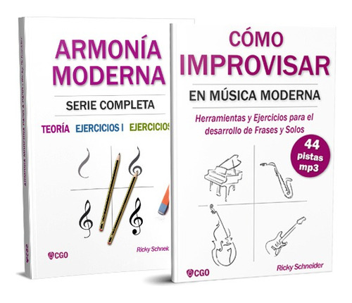 Pack Armonía Serie Completa + Cómo Improvisar