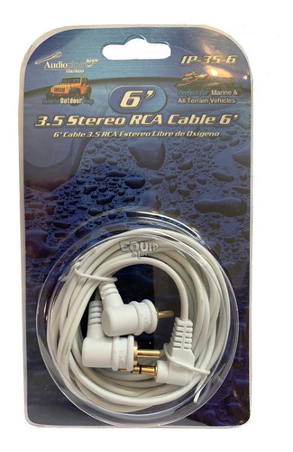 Cable Audiopipe Miniplug A Rca 3.5 Mm 180cm Ip-35-6