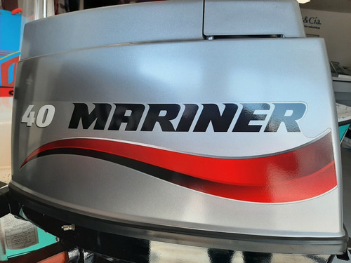 Imagen 3 de 8 de Motor Fuera De Borda Mariner 40hp 2t Manual 0hs C/ Caña.