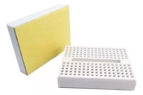 100 Mini Protoboard 170 Pontos Cor Branca Com Nota Fiscal