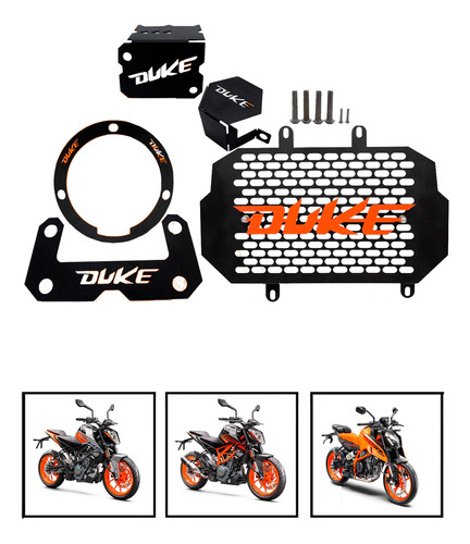 Juego De Protectores Para Ktm Duke200 250 390   Rmb