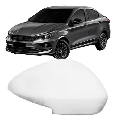 Capa Retrovisor Fiat Argo Cronos Ano 2017/2025 Furo Seta