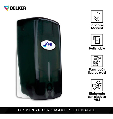 5 Dispensador Rellenable + 5 Despachadores De Toalla Jofel
