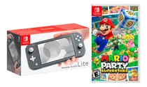 Comprar Consola Nintendo Switch Lite Gris + Mario Party Superstar