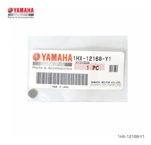 Pastilla Ajuste Valvula (1.85) Original Yamaha - Solo En Brm
