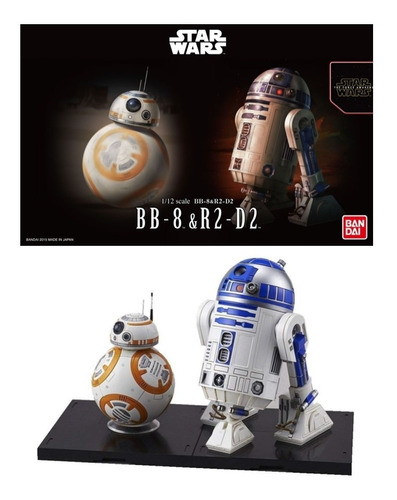 1/12 R2-d2 & Bb-8 Star Wars Bandai Model Kit