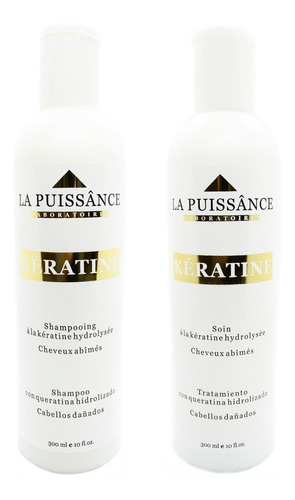 La Puissance Kit Keratina Shampoo + Enjuague Antifrizz 3c