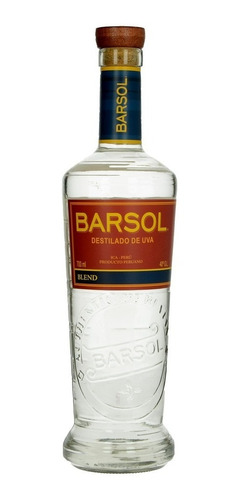 Pisco Peruano Barsol 40° Blend 700ml (destilado De Uva)