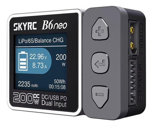 S Cargador Inteligente Skyrc B6neo, 200 W, Pd, 80 W,