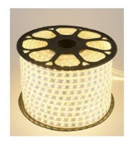 Cinta Led Luz Blanca Calida 50mt Goma Flexible Mayor Y Detal