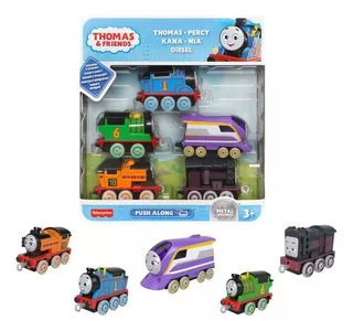 Thomas & Friends Push Along Set De 5 Trenes - Fisher Price