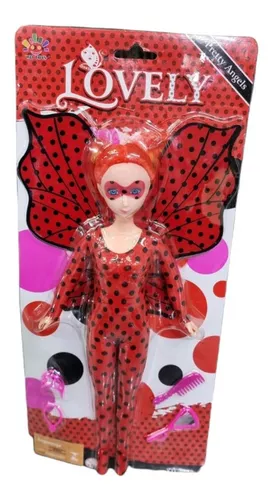 Boneca Miraculous Desenho Animado Lovely Fashion Acessórios Roupa Heróis -  WD Toys - Bonecas - Magazine Luiza