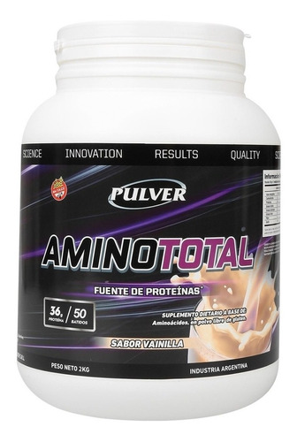 Amino Total Pulver 2kg Aminoacidos Masa Muscular Fuerza