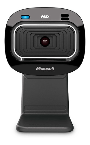 Imagen 1 de 3 de Cámara web Microsoft LifeCam HD-3000 HD 30FPS color negro