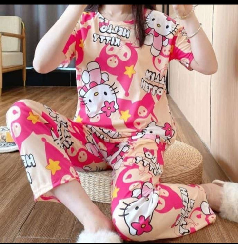 Pijama Juvenil Y Dama Hello Kitty Kuromi