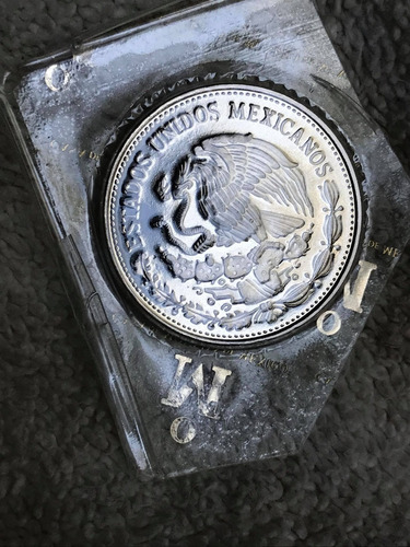 Moneda $20 Mexico 1982 Espejo Proof Mexico No Confundir !!