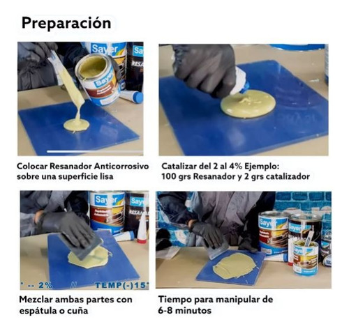 Resanador Anticorrosivo Sayer 1 Litro Bondo Automotriz