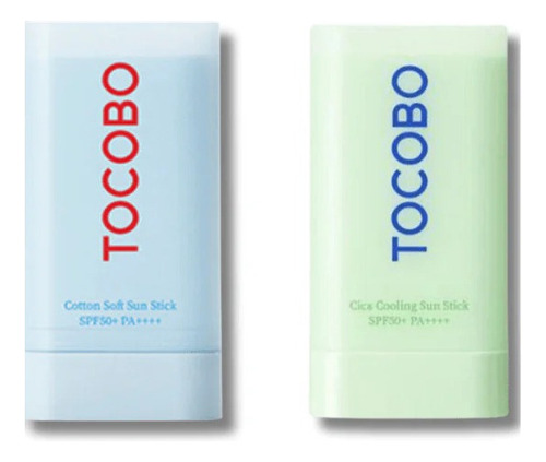Tocobo Barra Duo, Cica E Algodão Suave, Spf50+ Pa++++