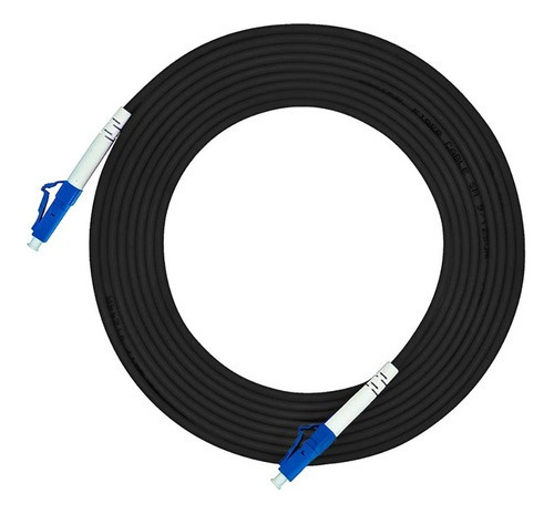 Cable Fibra Optica Exterior Doble Vaina Lc 50 Mts Monomodo