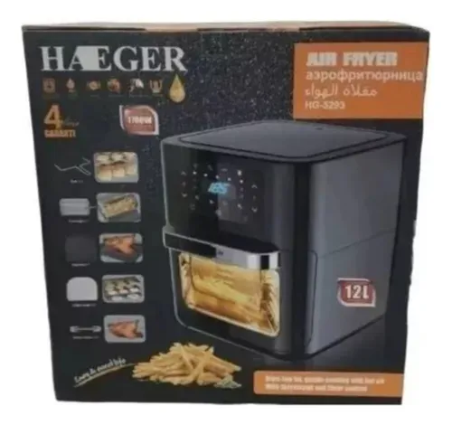 Freidora De Aire Air Fryer 12 Litros Haeger
