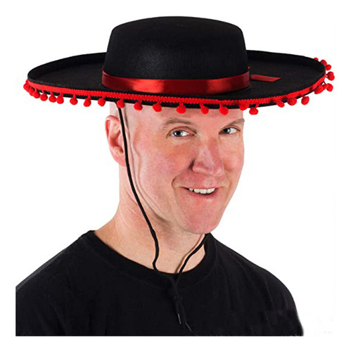 1* Sombrero Español Tradicional Salsa Flamenca Gondolero