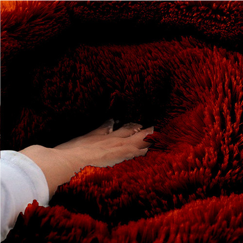Cama Tipo Dona Antiestres Para Perros Raza Xgrande / Gigante Color Vino