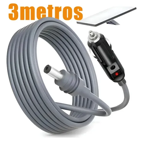 Cabo 12v/24v De Carregamento Para Starlink Mini Cinzeiro 3m/cabo energia mac mini/cabo starlink/cabo starlink mini 12v