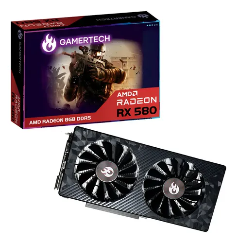 Placa De Video Amd Gamertech Rx 580 Gddr5 Gamer Edition