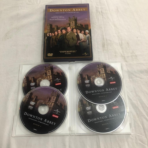 Lote C/ 3 Box Dvd - Seriado Downton Abbey - 1 À 3 Temporada (Usado)