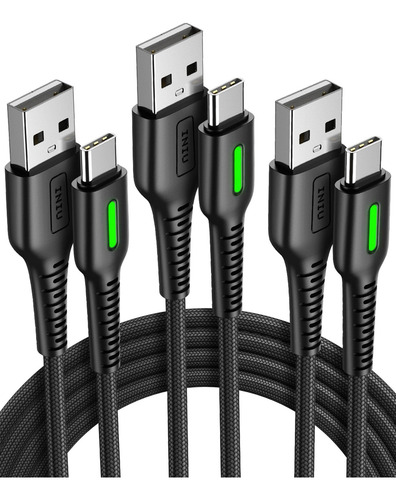Cable Usb A Usb C Iniu, 3 Paquetes De 3.1 A, Carga Rápida De