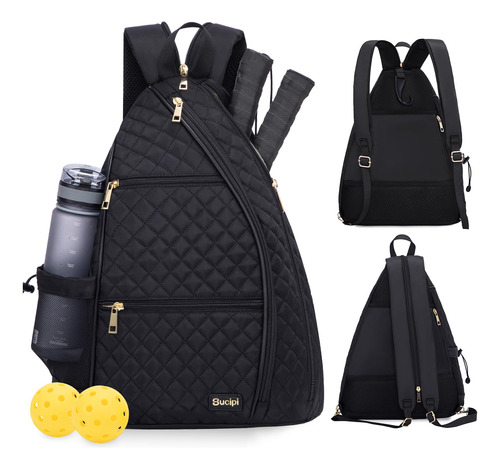 Sucipi Bolsa De Pickleball Para Mujer, Mochila De Pickleball