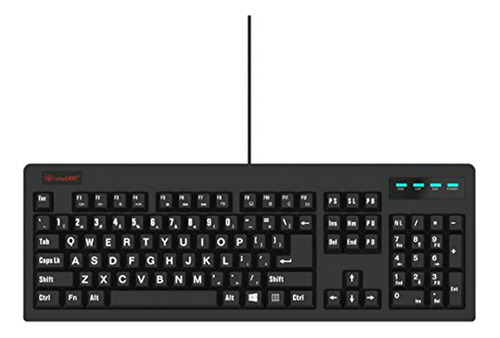 Teclado Duradero Con Cable Usb, Diseño De Gran Tamaño