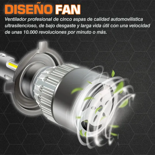 For Dodge Kit Focos Delanteros De Led Luz Alta/baja