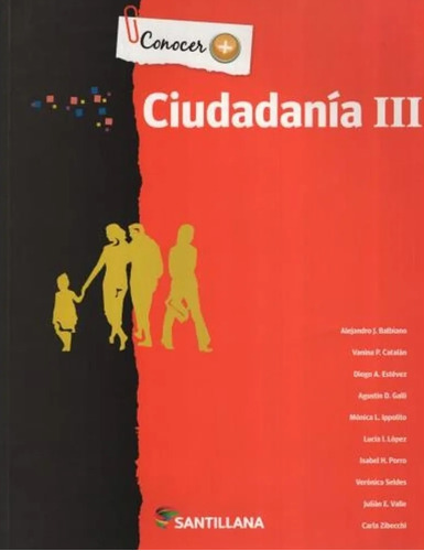 Ciudadania 3 Conocer     2013-equipo Editorial-santillana