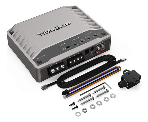 Amplificador Rockford M2-500x1 Clase D Con 1 Canal Color Gris