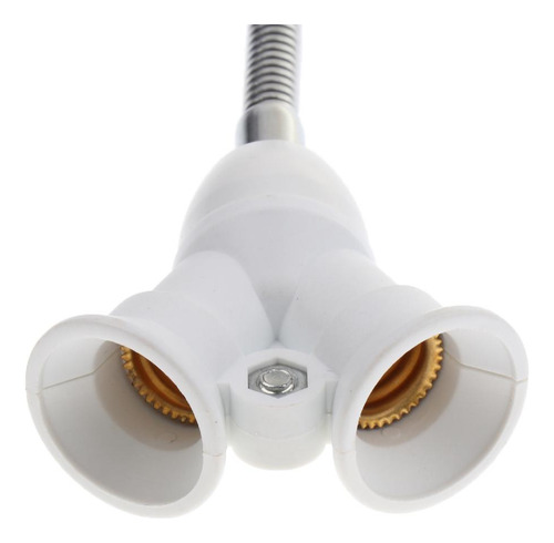 E27 Extendido A 2 Enchufes E27 Base Enchufe Adaptador De