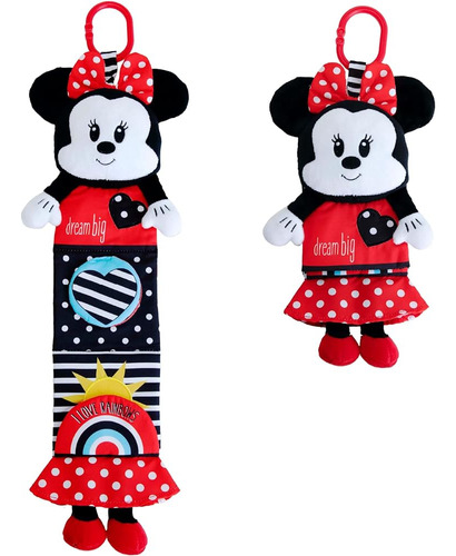 Niños Preferidos Disney Baby Minnie Roll Out Soft Book, Blac