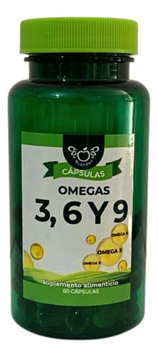 Omega 3, 6 Y 9 60 Cápsulas Con Vitamina E Sabor Sin Sabor