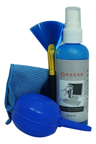 Kit Para Limpieza De Pantallas Na-612 Naceb Con Microfibra