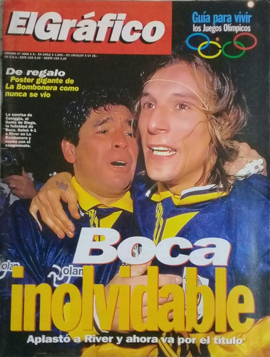 El Grafico N°4006.boca 4 River 1.ascenso De Union Año 1996