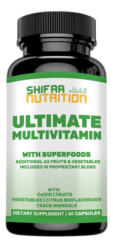 Shifaa Nutrition Multivitaminicos Halal Para Mujeres, Hombre