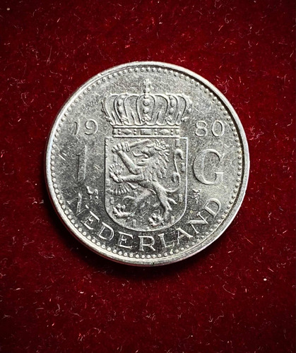 Moneda 1 Florin Holanda 1980 Km 184a