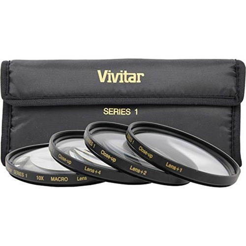 Series Vivitar 1 1 2 4 10 Primer Plano Filtro Set W / Bolsa 