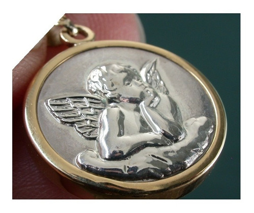 Luli Ofe Angel Plata 925 Oro 18k Sellad Buena Calidad Regalo